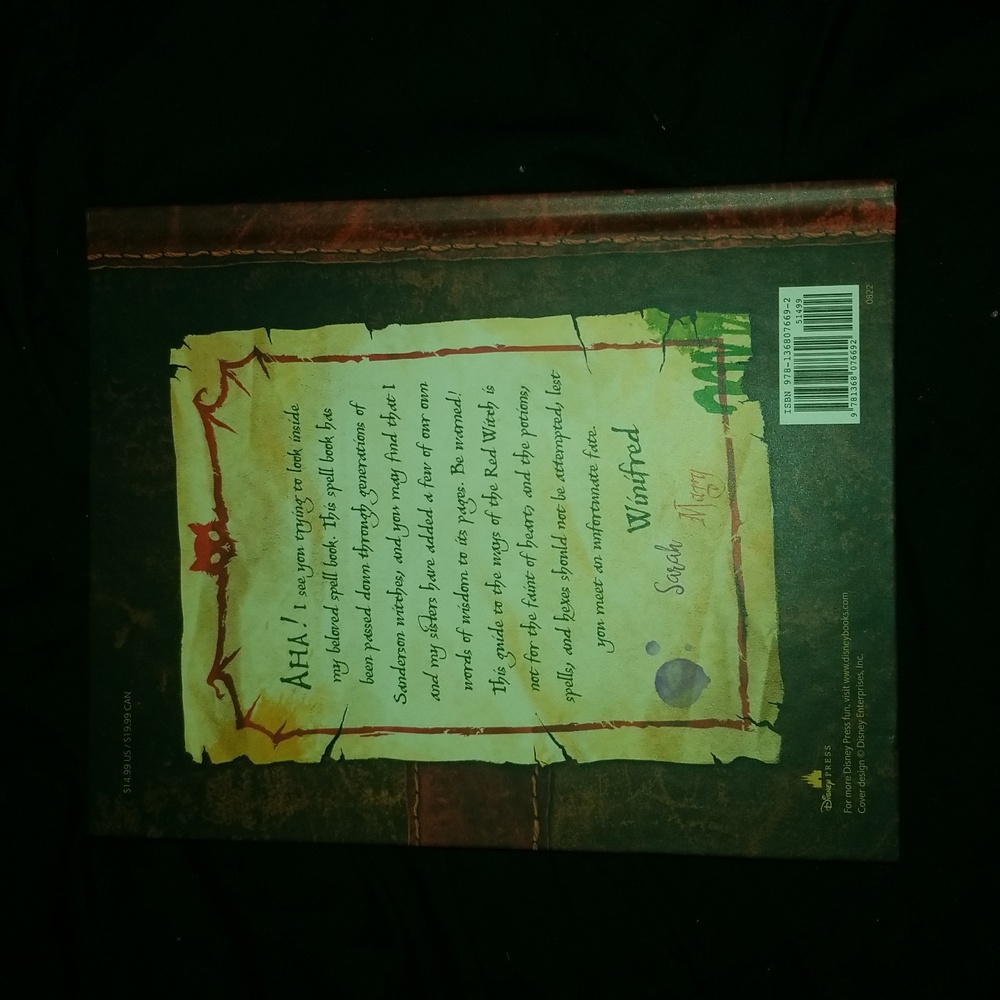 Hocus Pocus Spell Book - Picture 2 of 4